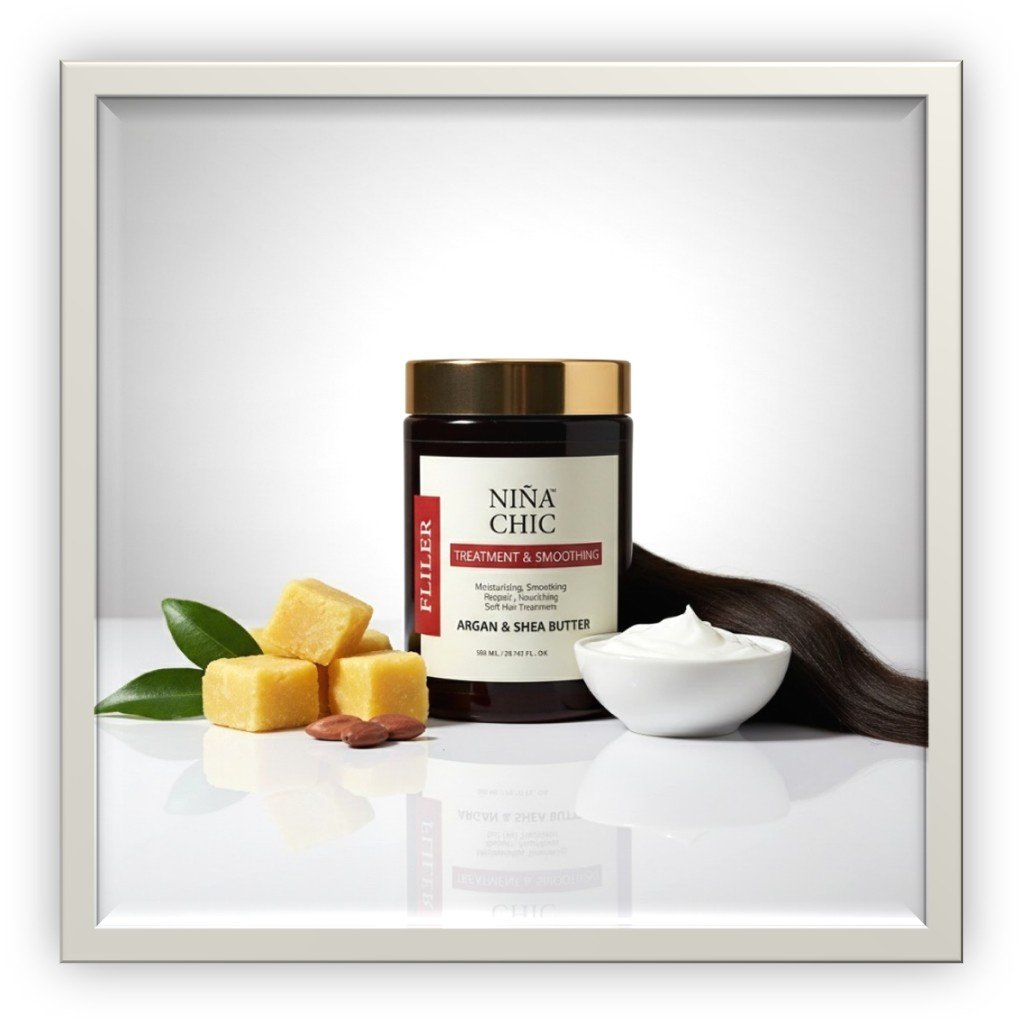 فيلر ترميم الشعر بزيت الأرغان وزبدة الشيا – علاج بارد وساخن